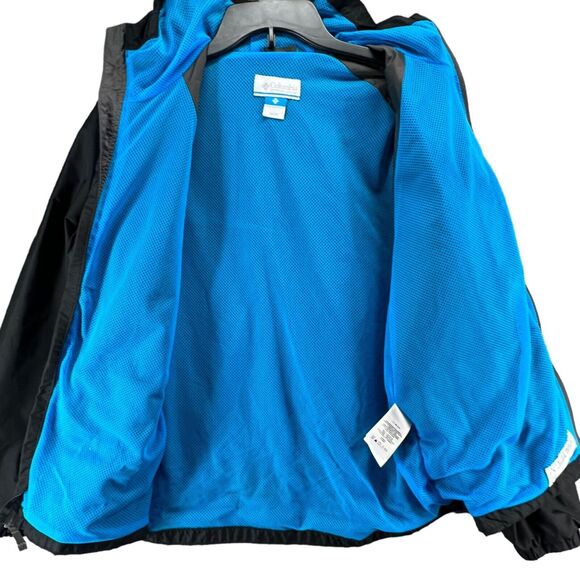 Columbia Boys Youth Jacket Size XL Zip Front Lined Windbreaker Hooded Outdoors - Picture 4 of 16